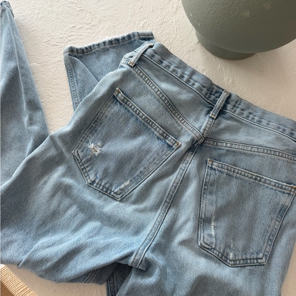 Agolde Riley High Rise Straight Crop Jeans - Picture 2 of 3